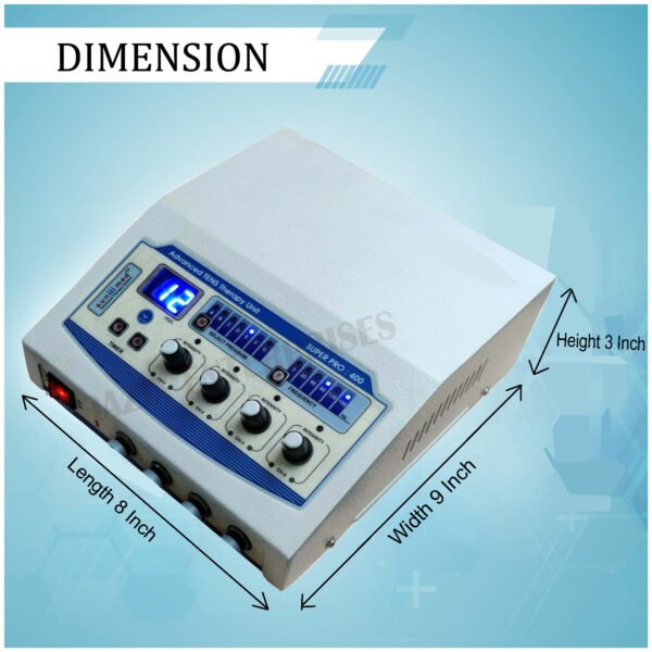 Electrotherapy muscle stimulator 4 channel Personal and Professional Use Machine - Image 6