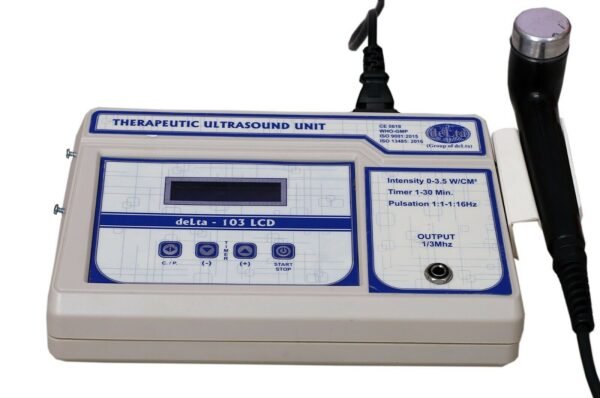 1/3 Mhz Ultrasound Therapy LCD Model Physiotherapy pain relief Unit - Image 4