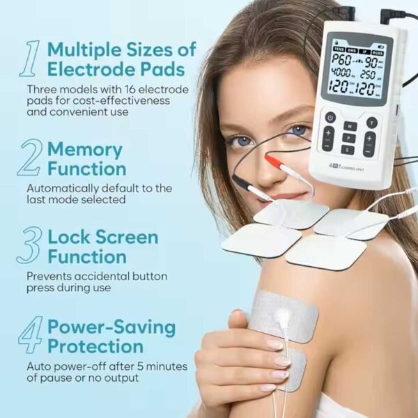 Delta Pro 4000 Versatile 4-in-1 Electrotherapy Unit in White - Image 5